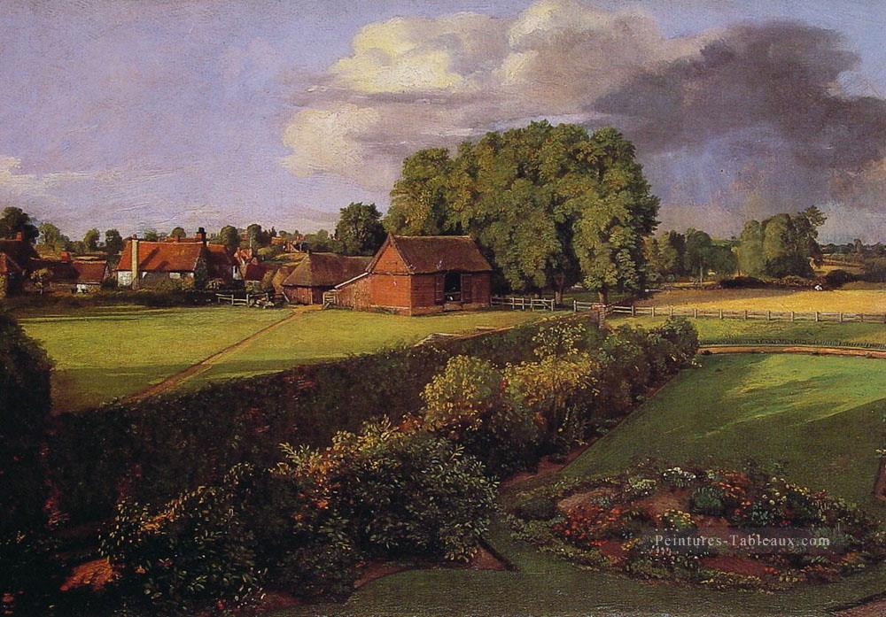 Golding Constables Fleur Jardin romantique paysage John Constable Peintures à l'huile